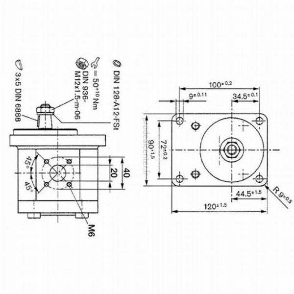 Pompe Hydraulique Bosch 0510415007,0510312002 pour Case IH / Ihc 323,D 324 430- #1 image